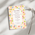 Balony personalizowane zaproszenie